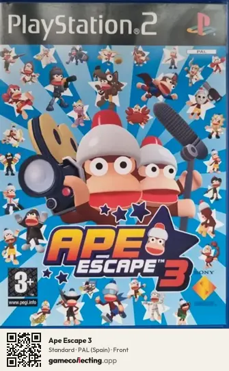 Ape Escape 3 PlayStation 2, Spain box front