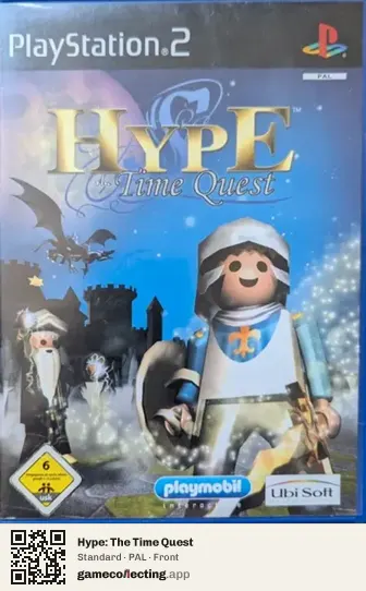 Hype: The Time Quest PlayStation 2, PAL box front