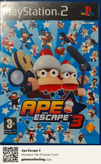 Ape Escape 3 PlayStation 2, France box front