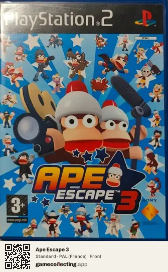 Ape Escape 3 PlayStation 2, France box front