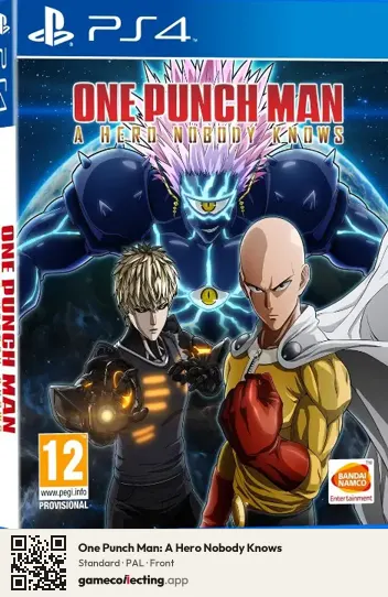One Punch Man: A Hero Nobody Knows PlayStation 4, PAL box front