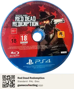 Red Dead Redemption PlayStation 4, PAL disc