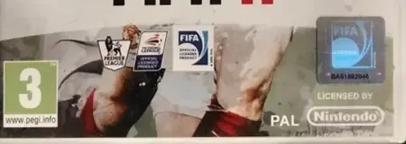 FIFA 11, the PEGI square on its front