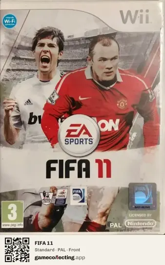 FIFA 11 Nintendo Wii, PAL box front