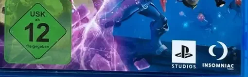 Ratchet & Clank: Rift Apart, the USK square on its front