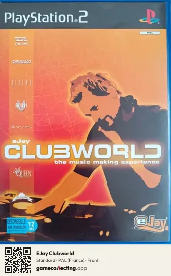 EJay Clubworld PlayStation 2, France box front