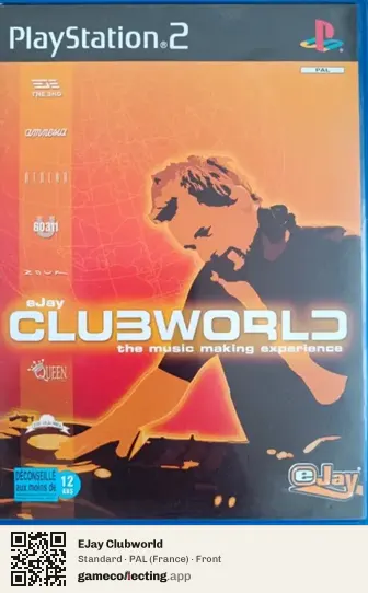 EJay Clubworld PlayStation 2, France box front