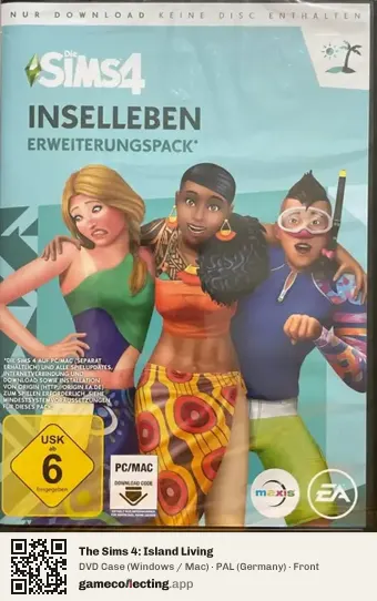 The Sims 4: Island Living Computer, Germany box front