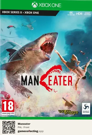 Maneater Xbox Series X, PAL box front