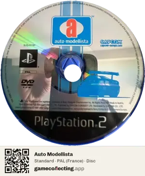 Auto Modellista PlayStation 2, PAL disc