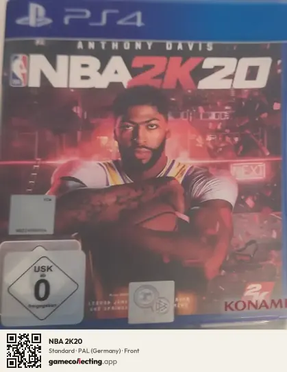 NBA 2K20 PlayStation 4, Germany box front