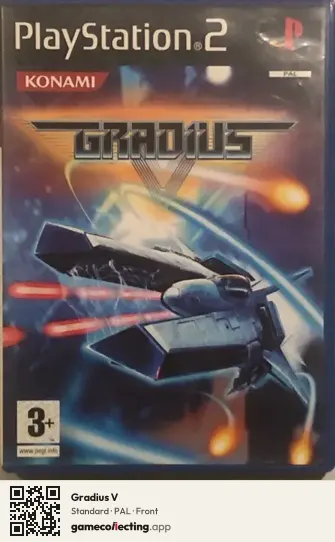 Gradius V PlayStation 2, PAL box front