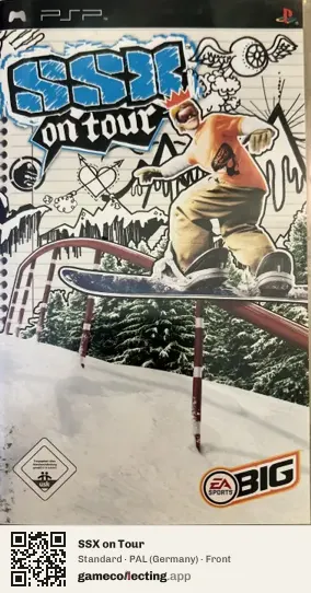 SSX on Tour PlayStation Portable, Germany box front