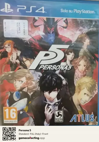 Persona 5 PlayStation 4, Italy box front