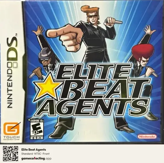 Elite Beat Agents Nintendo DS, NTSC box front