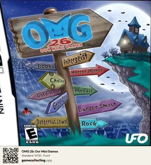OMG 26: Our Mini Games Nintendo DS, NTSC box front