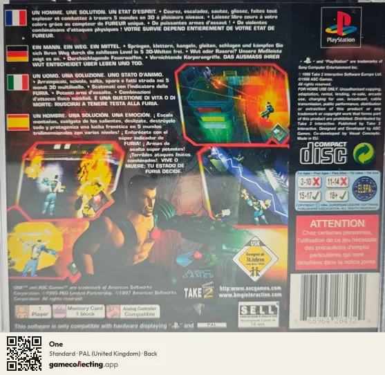 One PlayStation, United Kingdom box back