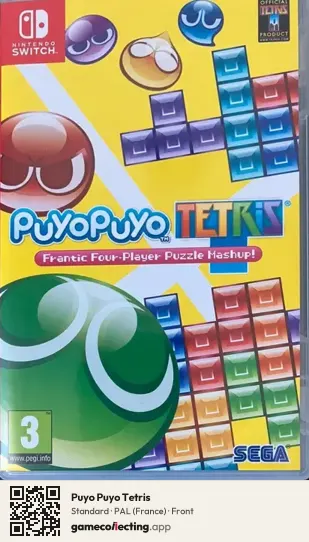 Puyo Puyo Tetris Nintendo Switch, France box front