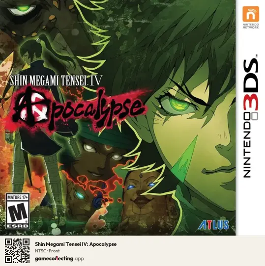 Shin Megami Tensei IV: Apocalypse Nintendo 3DS, NTSC box front