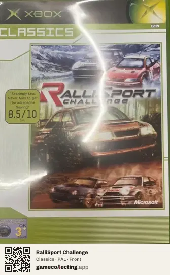 RalliSport Challenge Xbox, PAL box front