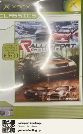 RalliSport Challenge Xbox, PAL box front