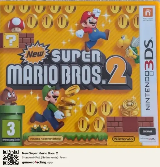 New Super Mario Bros. 2 Nintendo 3DS, Netherlands box front