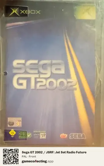 Sega GT 2002 / JSRF: Jet Set Radio Future Xbox, PAL box front