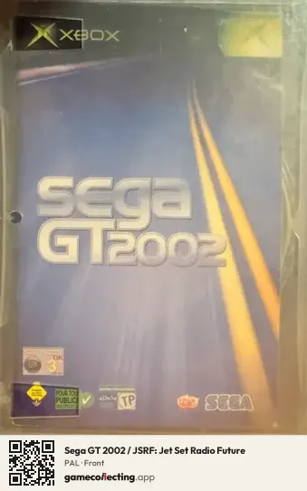 Sega GT 2002 / JSRF: Jet Set Radio Future Xbox, PAL box front