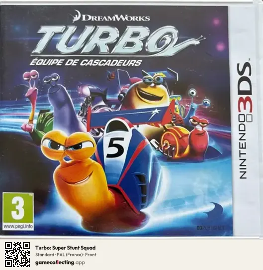 Turbo: Super Stunt Squad Nintendo 3DS, France box front