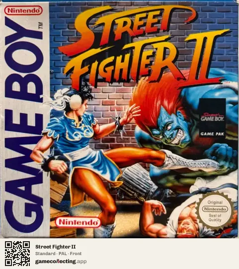 Street Fighter II Game Boy, PAL box front