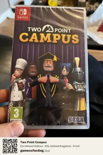 Two Point Campus Nintendo Switch, United Kingdom box front