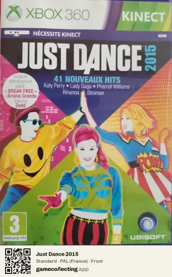 Just Dance 2015 Xbox 360, France box front