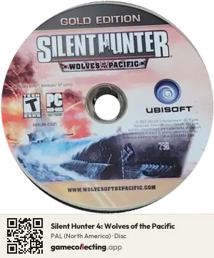Silent Hunter 4: Wolves of the Pacific Computer, PAL disc