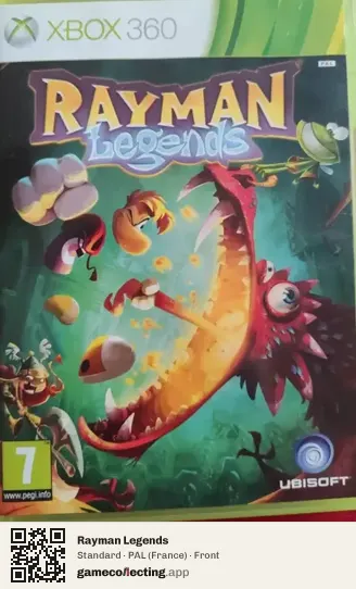 Rayman Legends Xbox 360, France box front