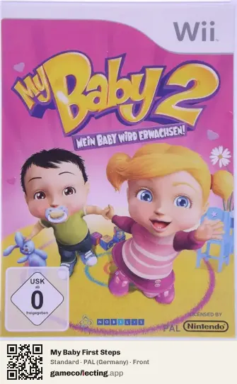 My Baby First Steps Nintendo Wii, Germany box front