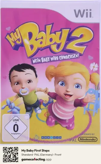 My Baby First Steps Nintendo Wii, Germany box front
