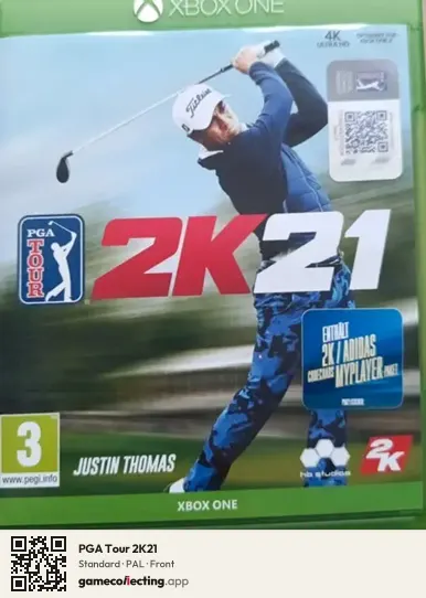 PGA Tour 2K21 Xbox One, PAL box front