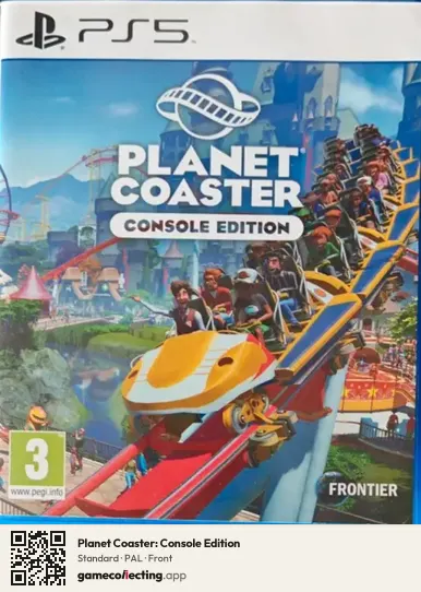 Planet Coaster: Console Edition PlayStation 5, PAL box front