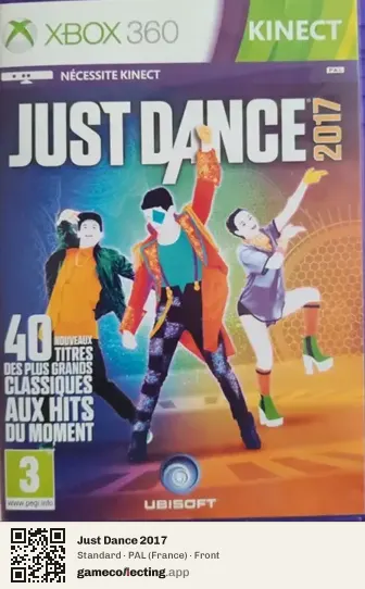 Just Dance 2017 Xbox 360, France box front