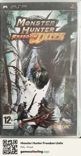 Monster Hunter Freedom Unite PlayStation Portable, PAL box front