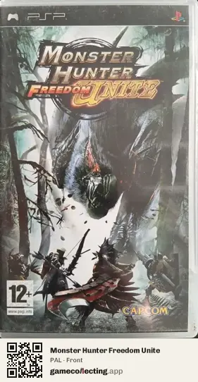 Monster Hunter Freedom Unite PlayStation Portable, PAL box front