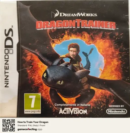 How to Train Your Dragon Nintendo DS, Italy box front