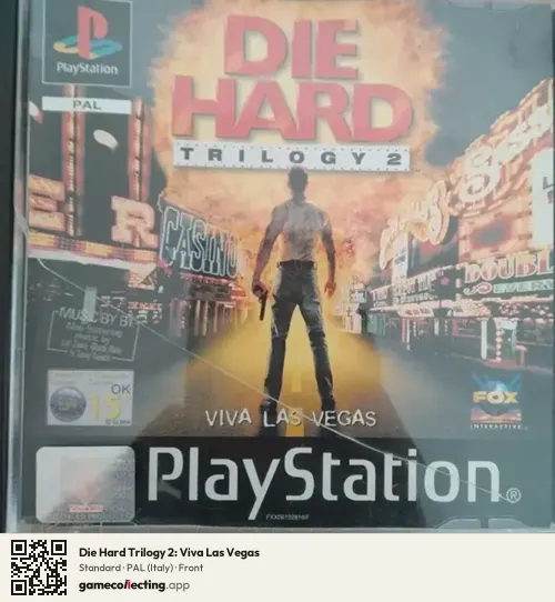 Die Hard Trilogy 2: Viva Las Vegas PlayStation, Italy box front