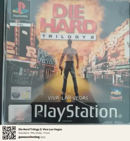 Die Hard Trilogy 2: Viva Las Vegas PlayStation, Italy box front