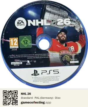 NHL 26 PlayStation 5, PAL disc