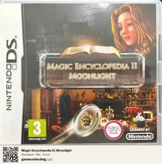 Magic Encyclopedia II: Moonlight Nintendo DS, PAL box front