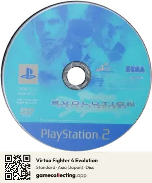 Virtua Fighter 4 Evolution PlayStation 2, Asia disc