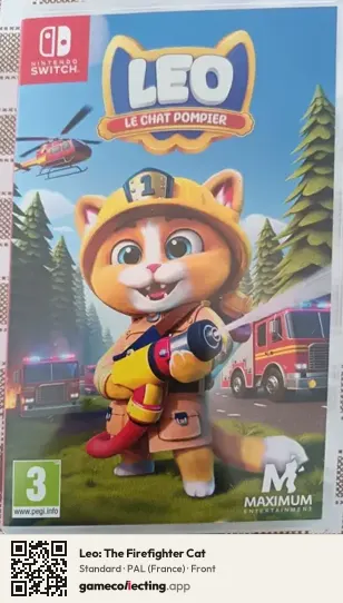 Leo: The Firefighter Cat Nintendo Switch, France box front
