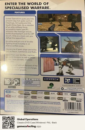 Global Operations Computer, PAL box back