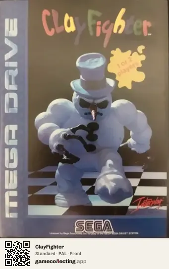 ClayFighter Sega Mega Drive / Genesis, PAL box front